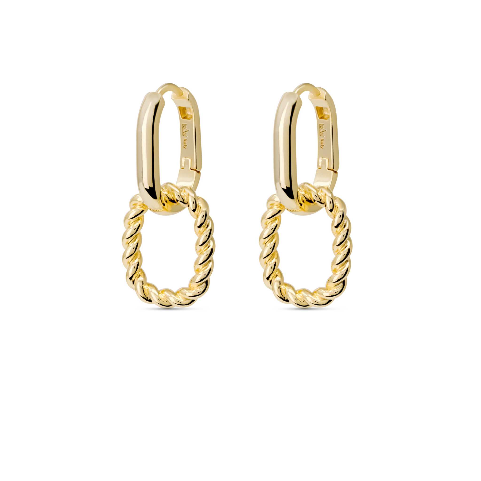 Croissant Link Earrings - DestGlow