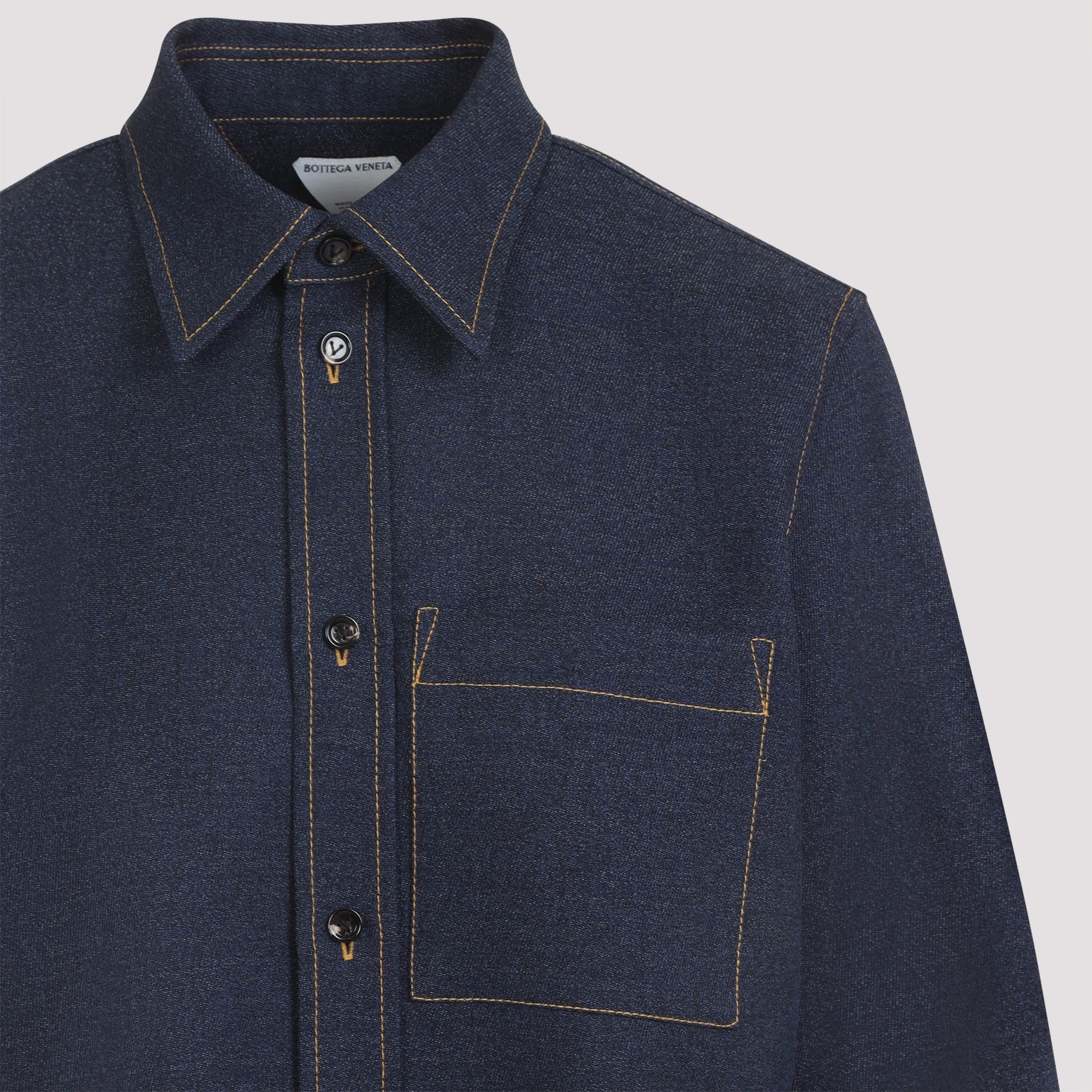 Bottega Veneta Wool Drill Shirt Women by Luosophy