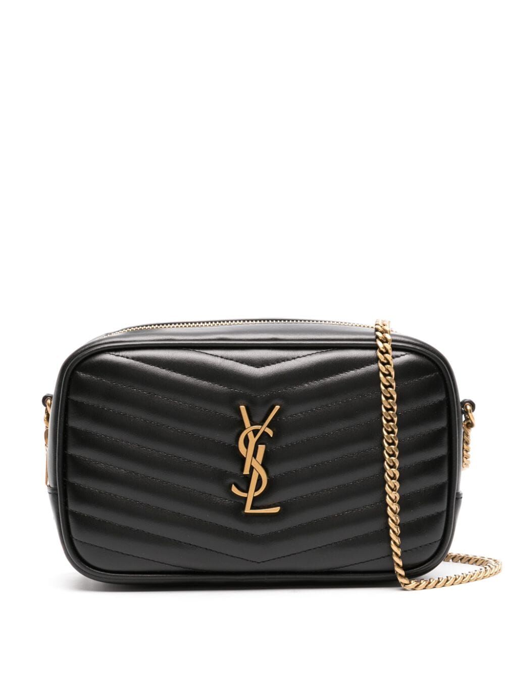 Saint Laurent Women Mini Lou In Quilted Leather by Luosophy