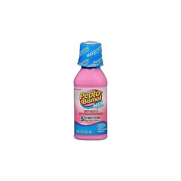 Pepto Bismol Ultra 5 Symptom Fast Relief Liquid - Original, 8 Fl Oz by Pasteur Pharmacy