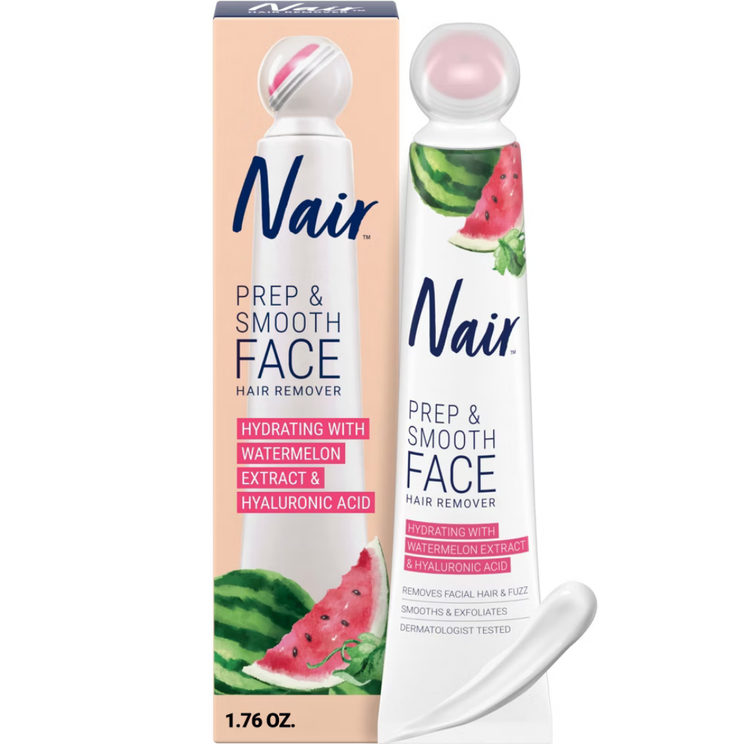 Nair Prep & Smooth Face Hair Remover Watermelon Extract (1oz) DestGlow