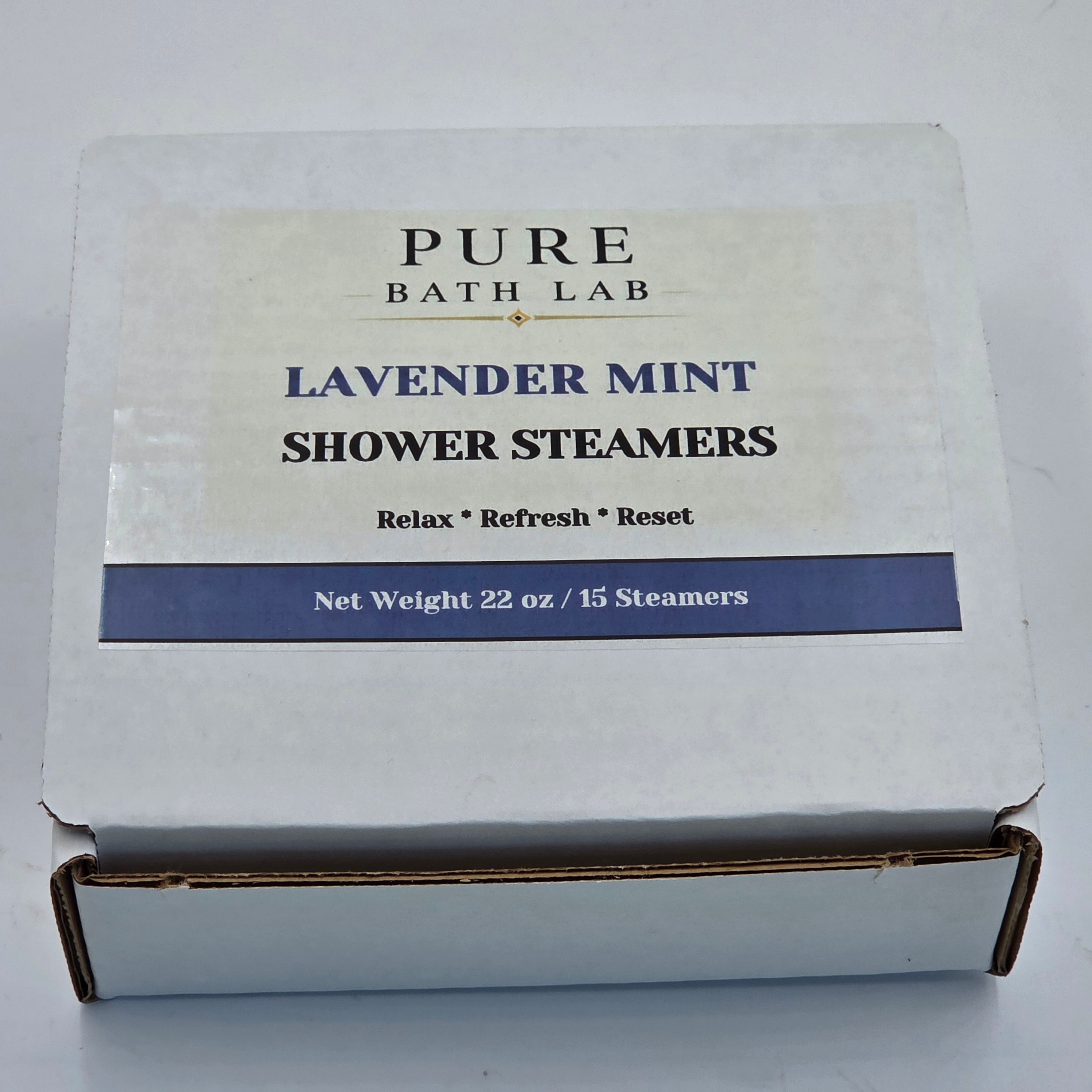 Eucalyptus Mint - Breathe Easy Shower Steamers - Sinus Relief Eucalyptus Menthol (15 count) by Spa Pure