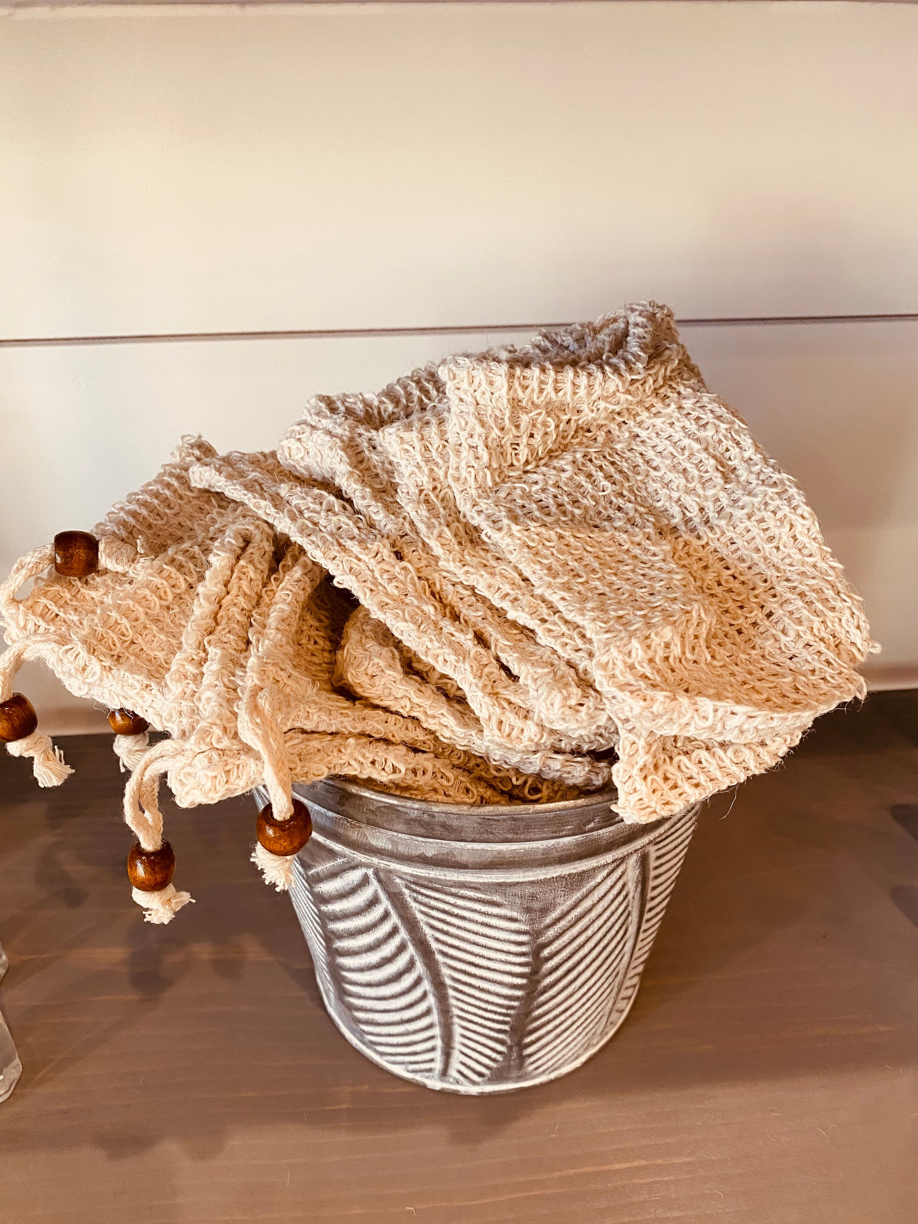 Sisal Soap Pouch