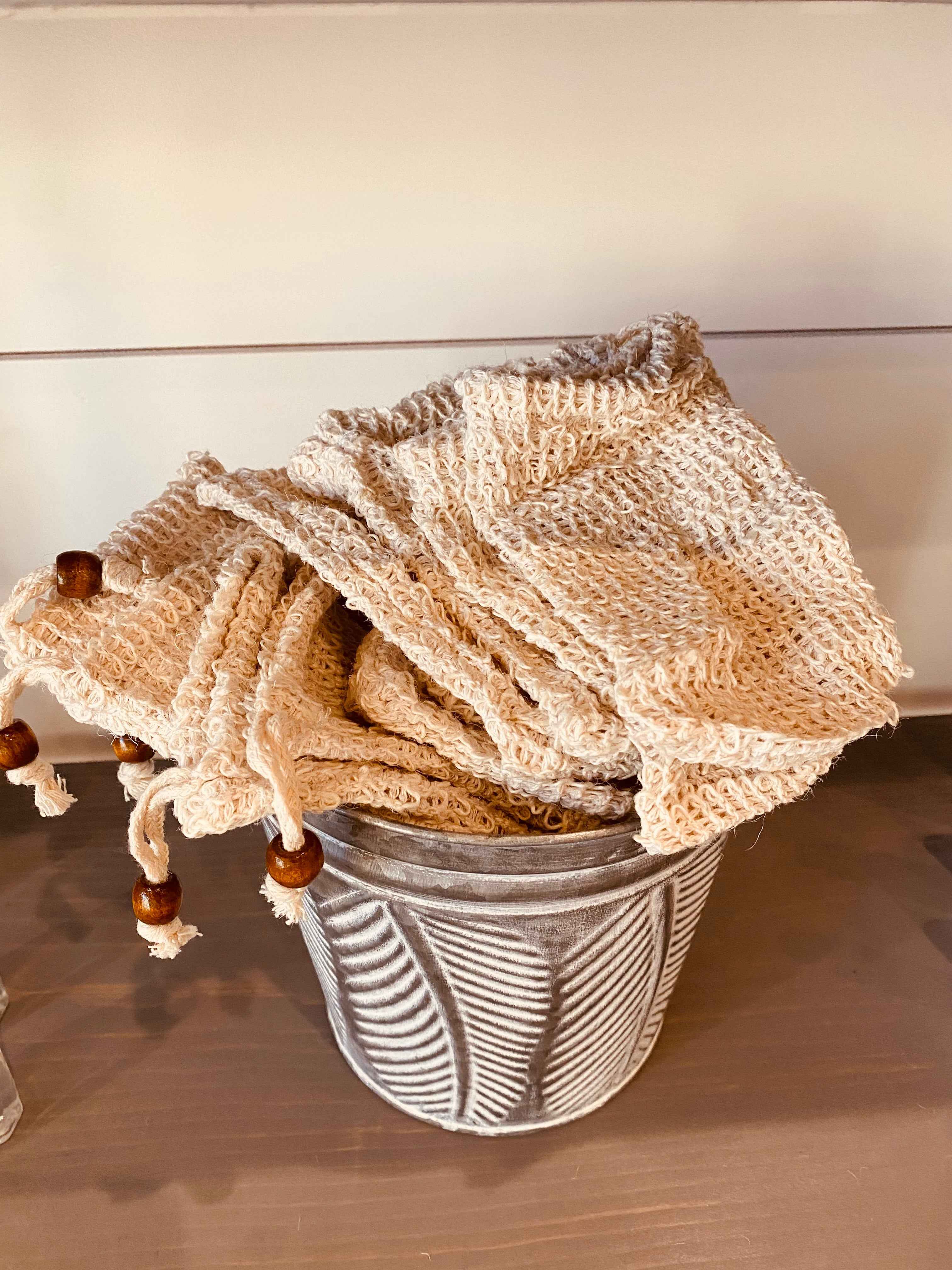 Sisal Soap Pouch