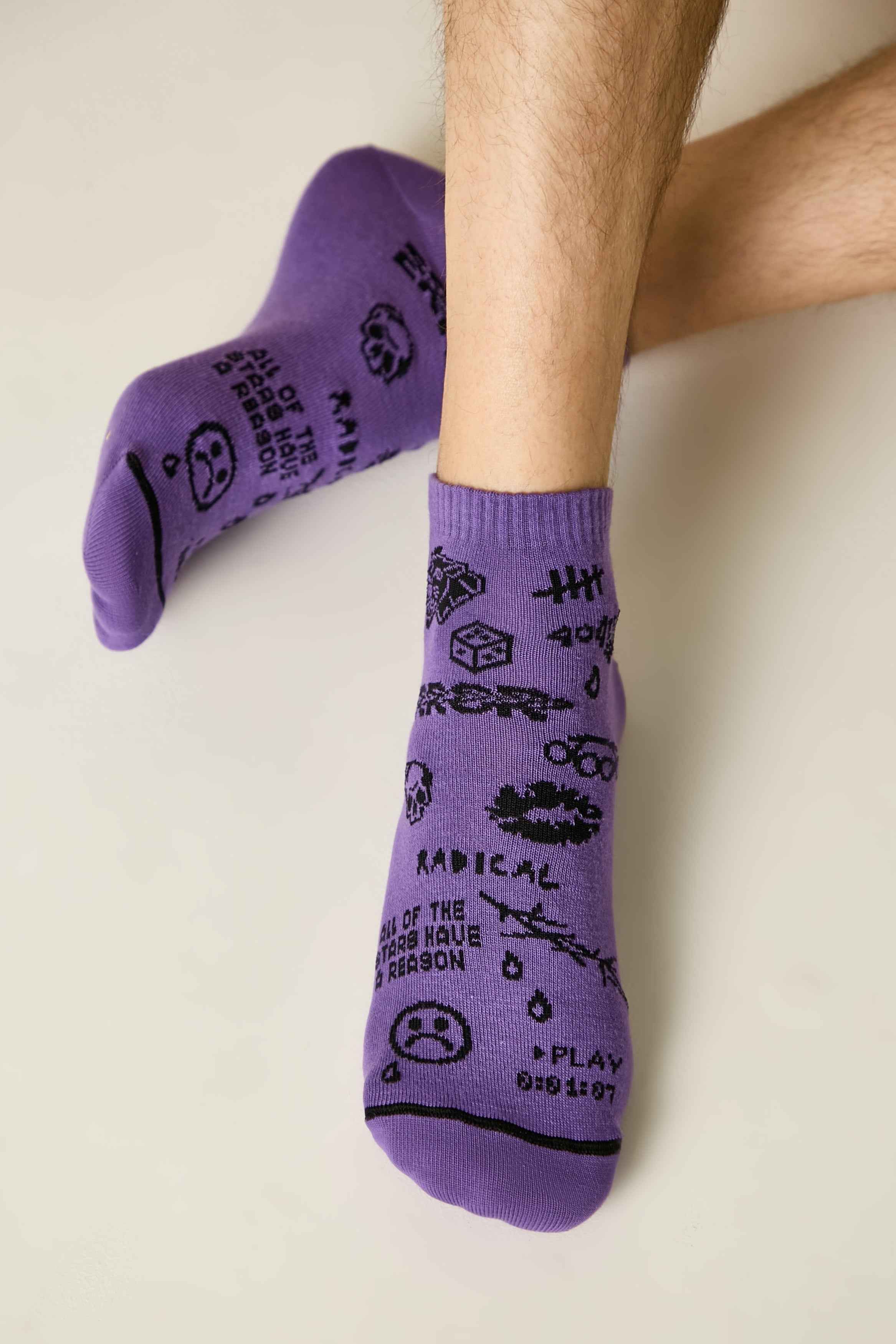 Conte Cotton Ankle Socks Diwari Happy 174