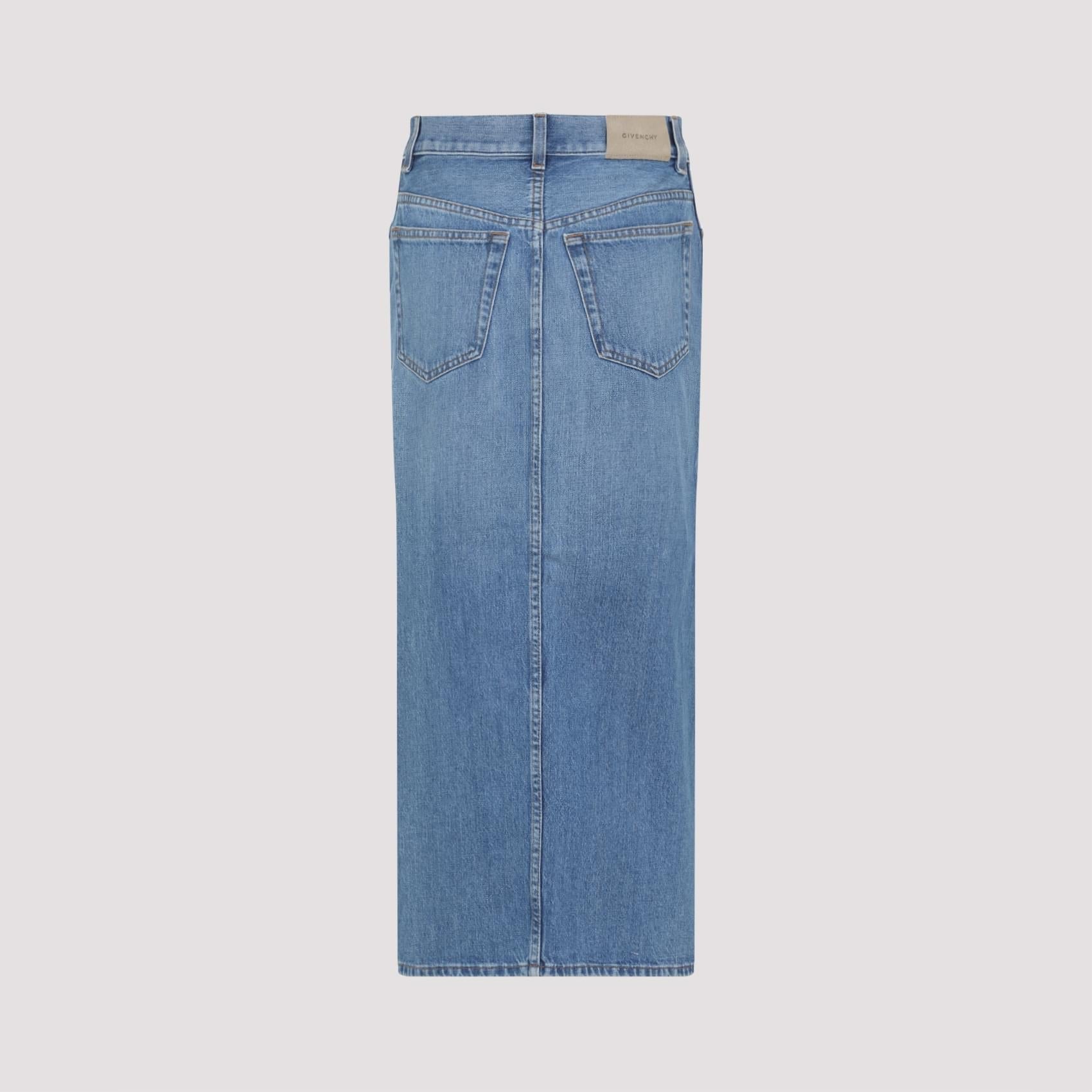 Givenchy cotton midi skirt women DestGlow