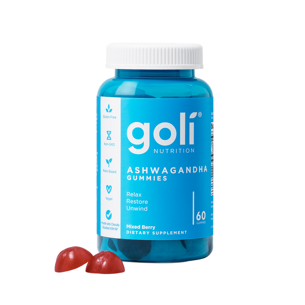 Goli Nutrition Ashwagandha Gummies, Mixed Berry, 60 Gummies by Pasteur Pharmacy