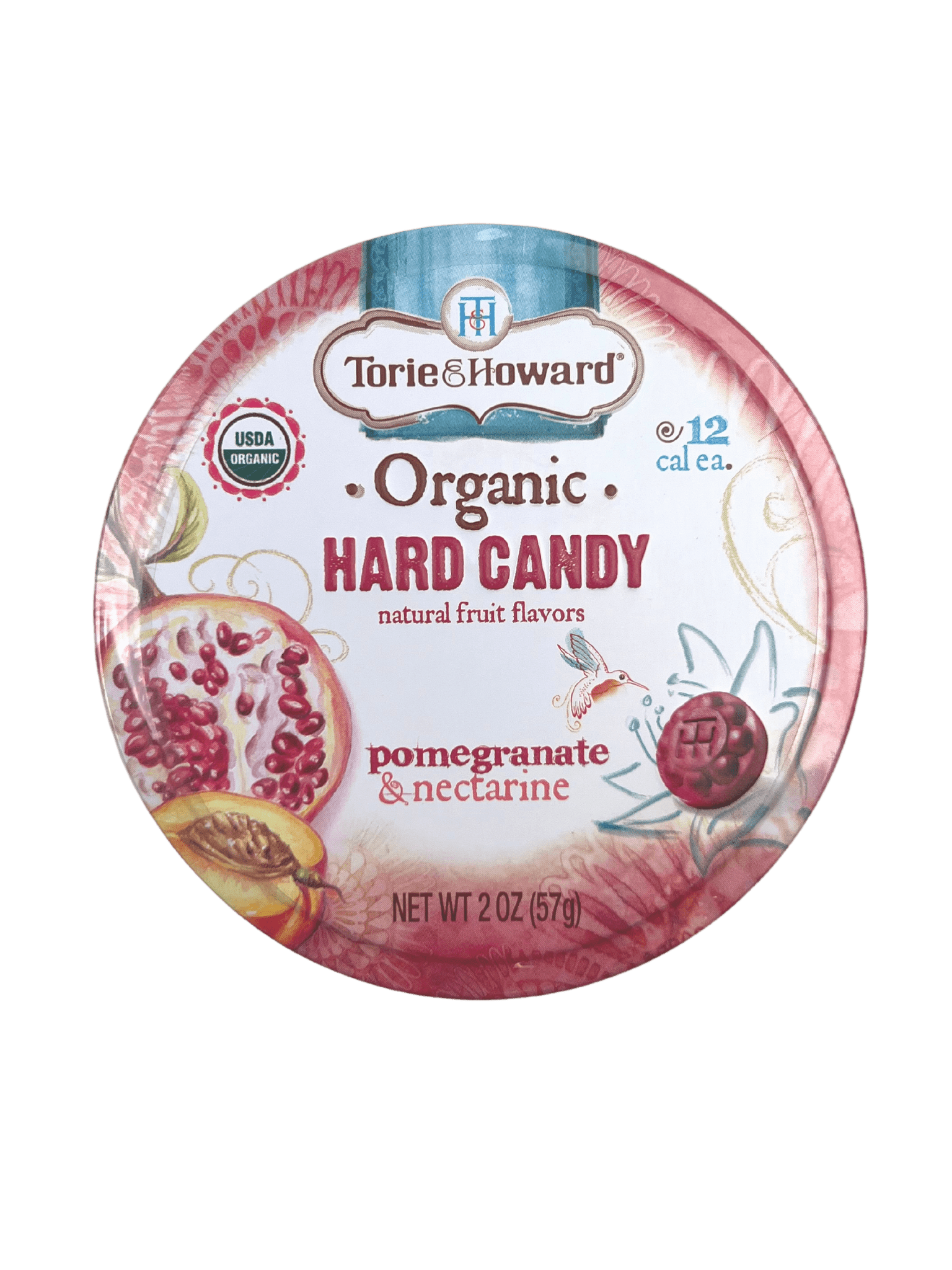 Hard Candy, Organic, Pomegranate & Nectarine by Country Life Natural Foods