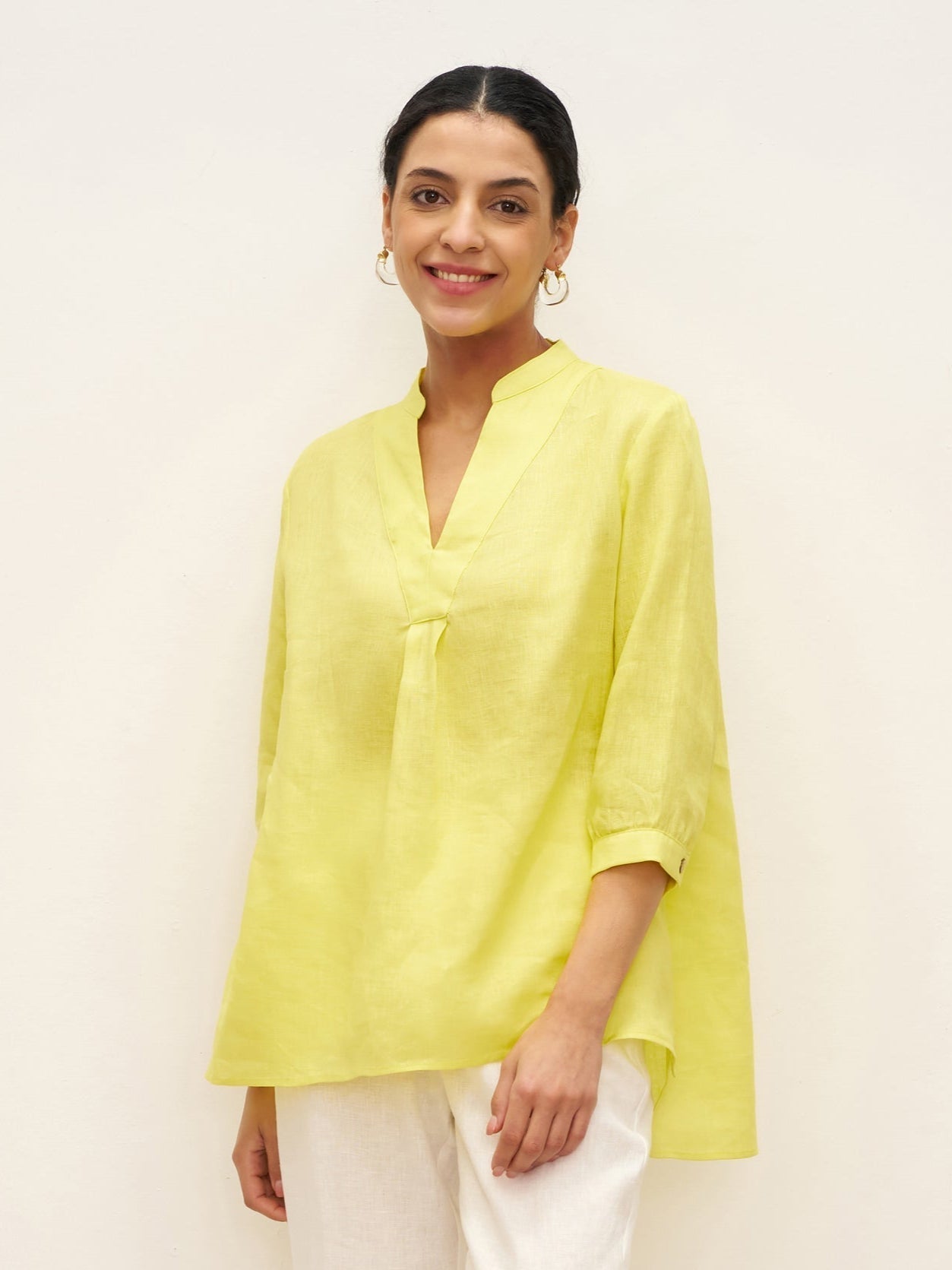 100% Linen Dress Shirt JOANNA DestGlow