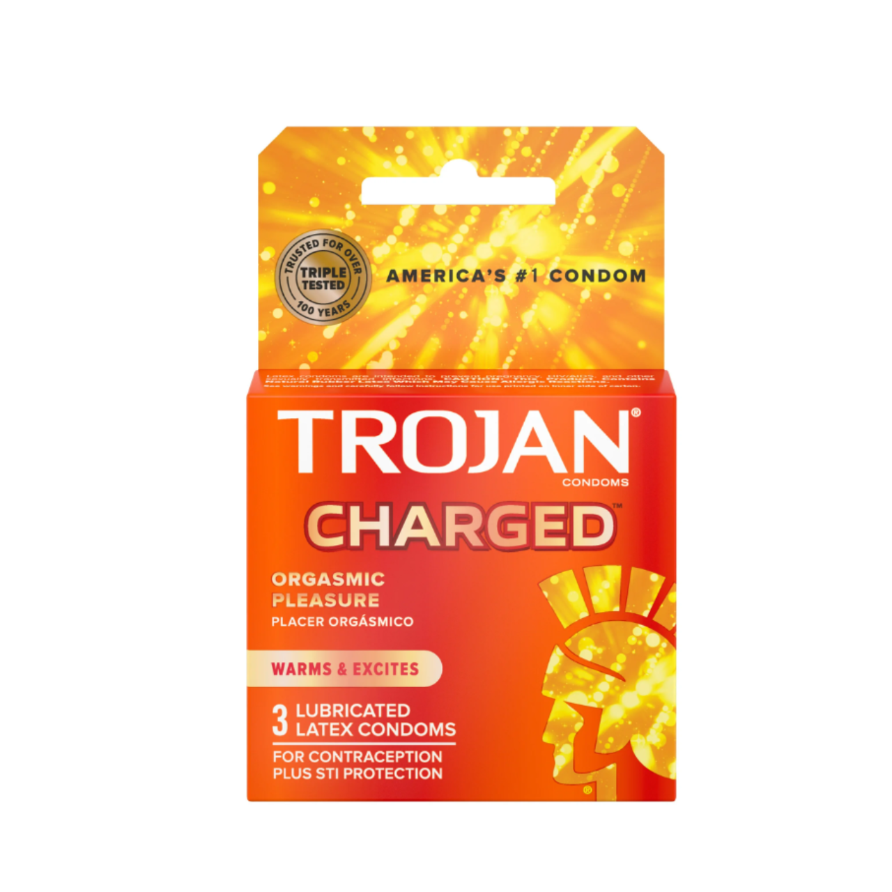 Trojan Charged Intensified Lubricant Condoms by Pasteur Pharmacy