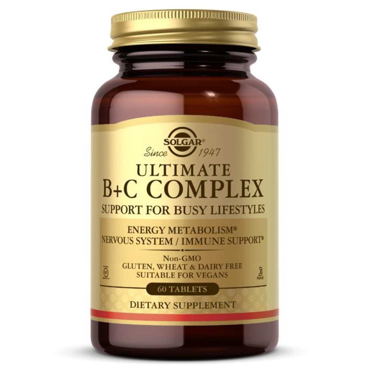 Solgar Ultimate B Plus C Complex Stress Formula 60 Tablets 2771 by Pasteur Pharmacy