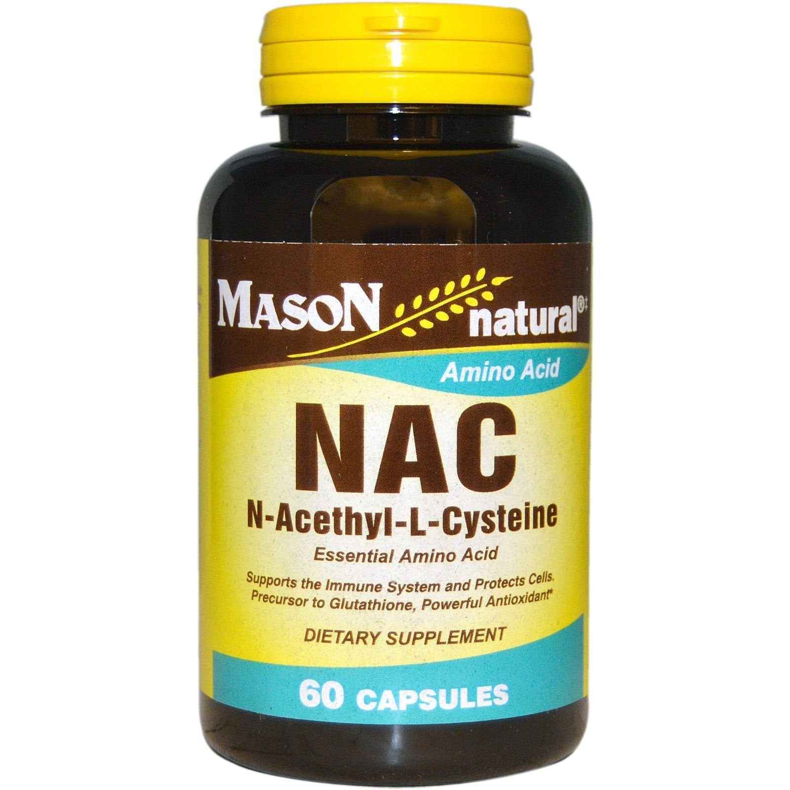 Mason Natural® NAC (N-Acetyl-L-Cysteine) - 500 Mg - 60 Capsules