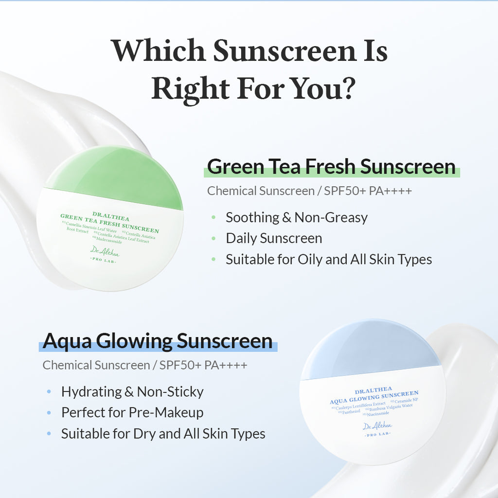 Dr. Althea Green Tea Fresh Sunscreen SPF50+ PA++++ DestGlow