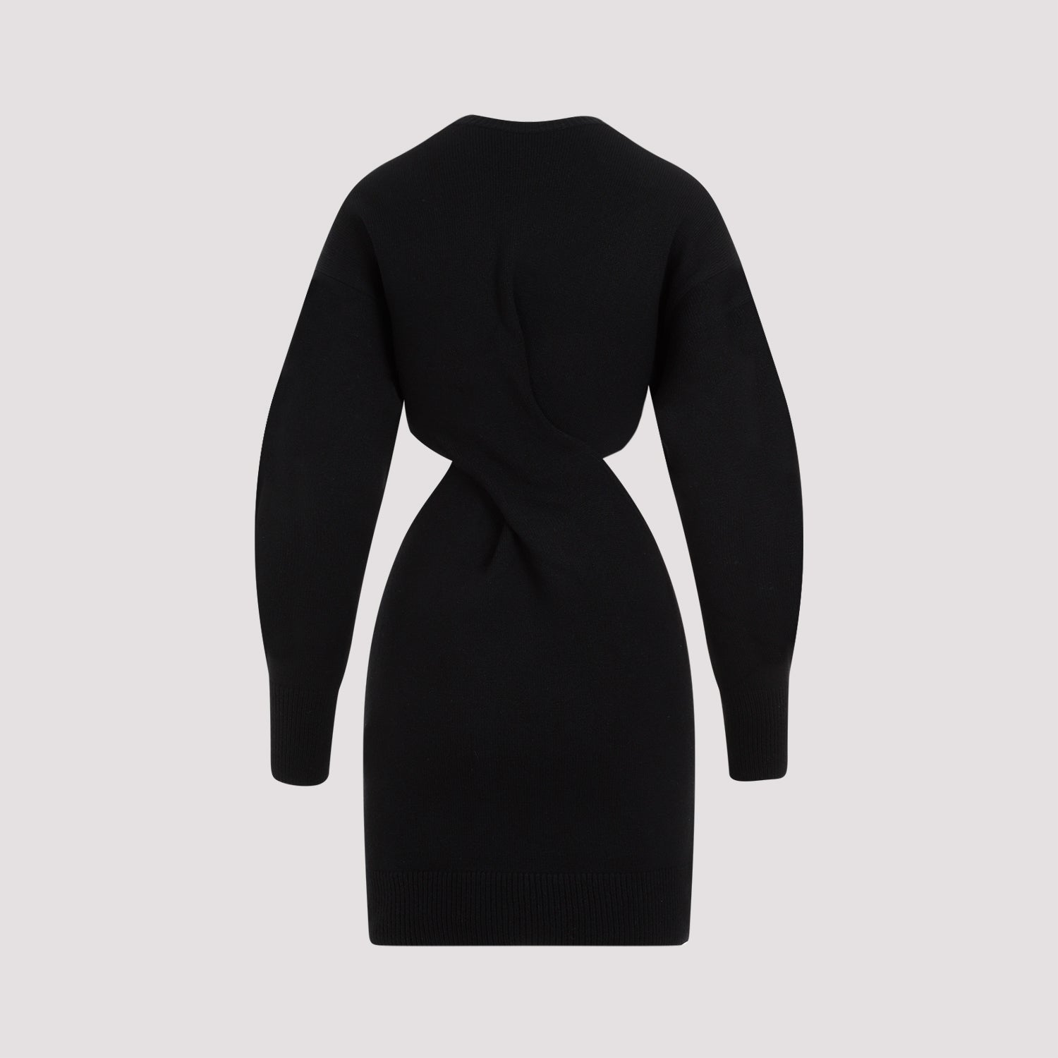 Alexander Mcqueen Wool Mini Dress Women DestGlow