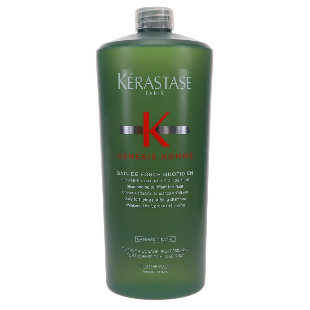 Kerastase Genesis Homme Bain De Force Quotidien Shampoo 33.8 Oz by Pasteur Pharmacy