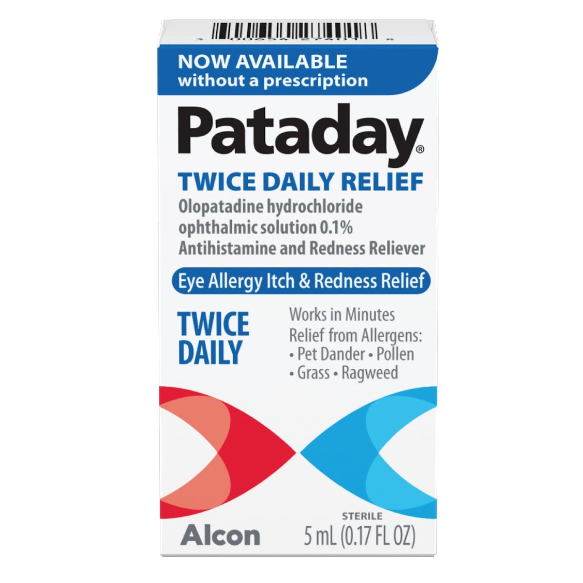 Pataday Twice Daily Eye Allergy Itch & Redness Relief - 0.17 Fl Oz by Pasteur Pharmacy