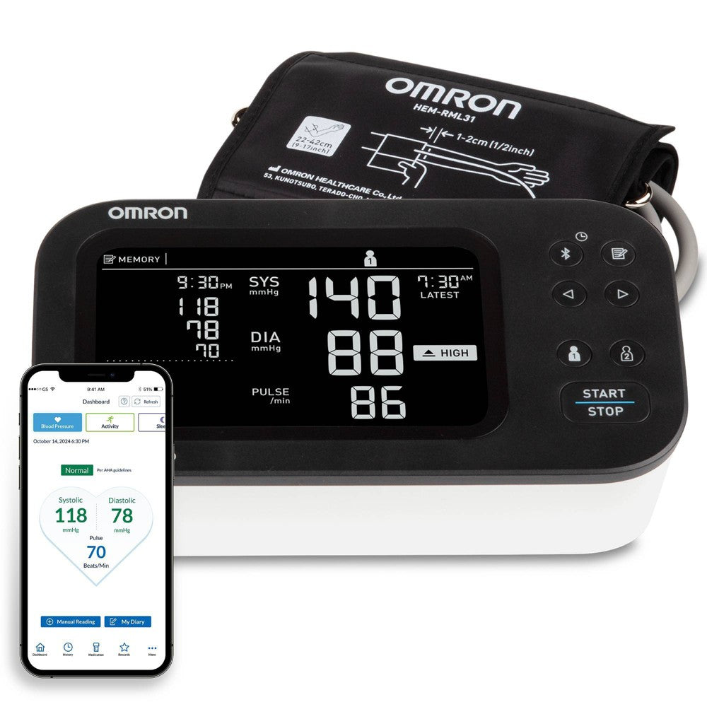 Omron 10 Series Wireless Upper Arm Blood Pressure Monitor, Multi-User – Each by Pasteur Pharmacy