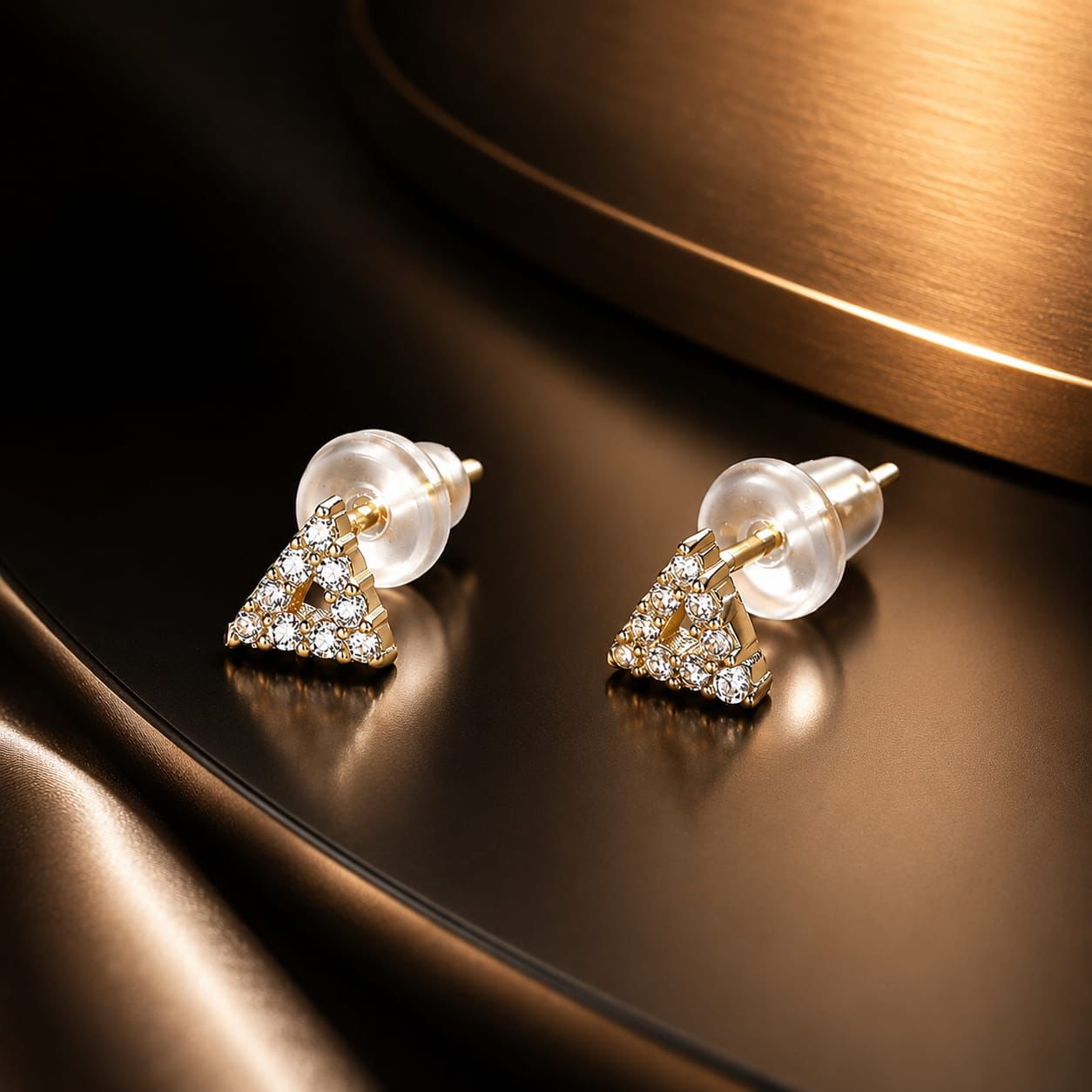 925 Sterling Silver & Plated Gold CZ Earrings for Women DestGlow