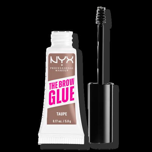 NYX Professional Makeup The Brow Glue Instant Brow Styler, Taupe, 0.17 oz