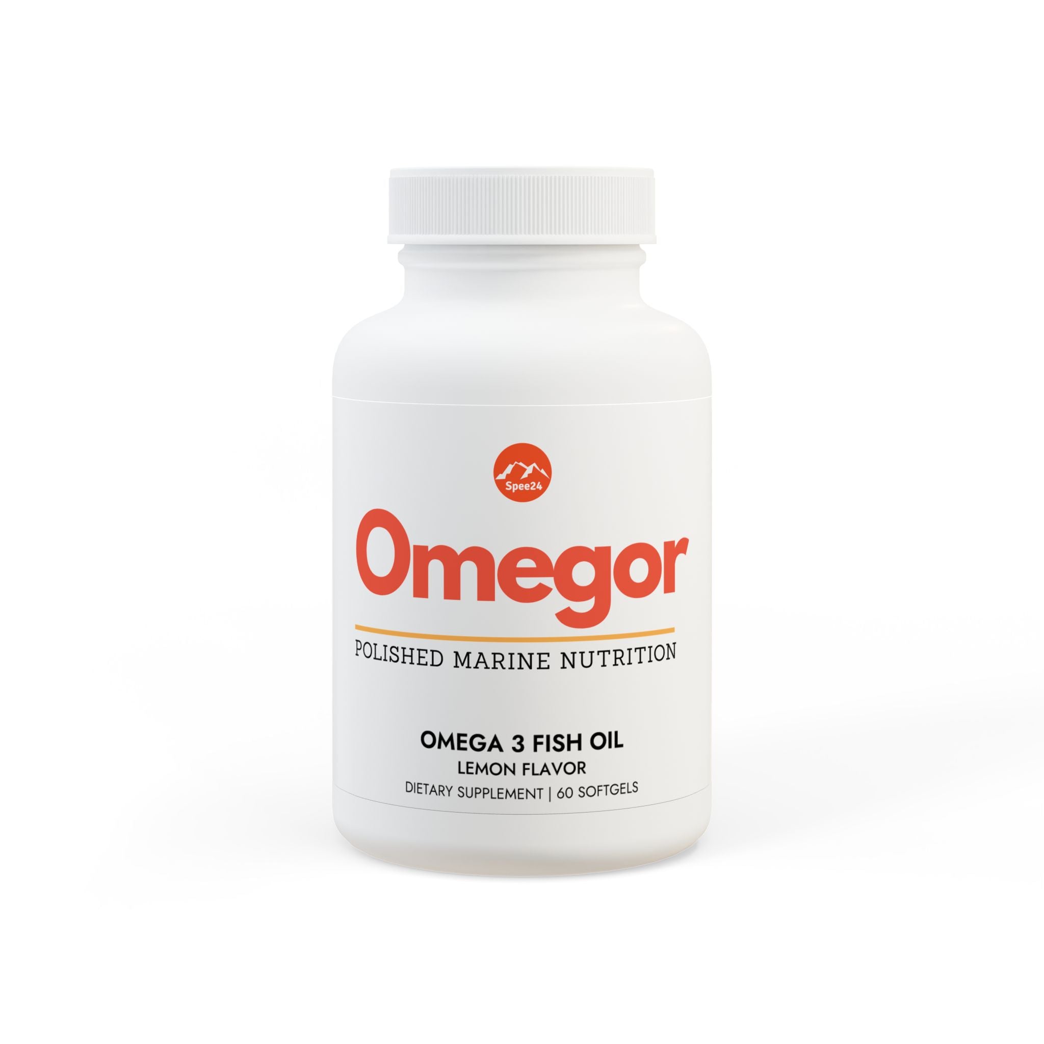 Omegor Omega 3 Fish Oil Supplement (60 Softgels) by Spee24, LLC