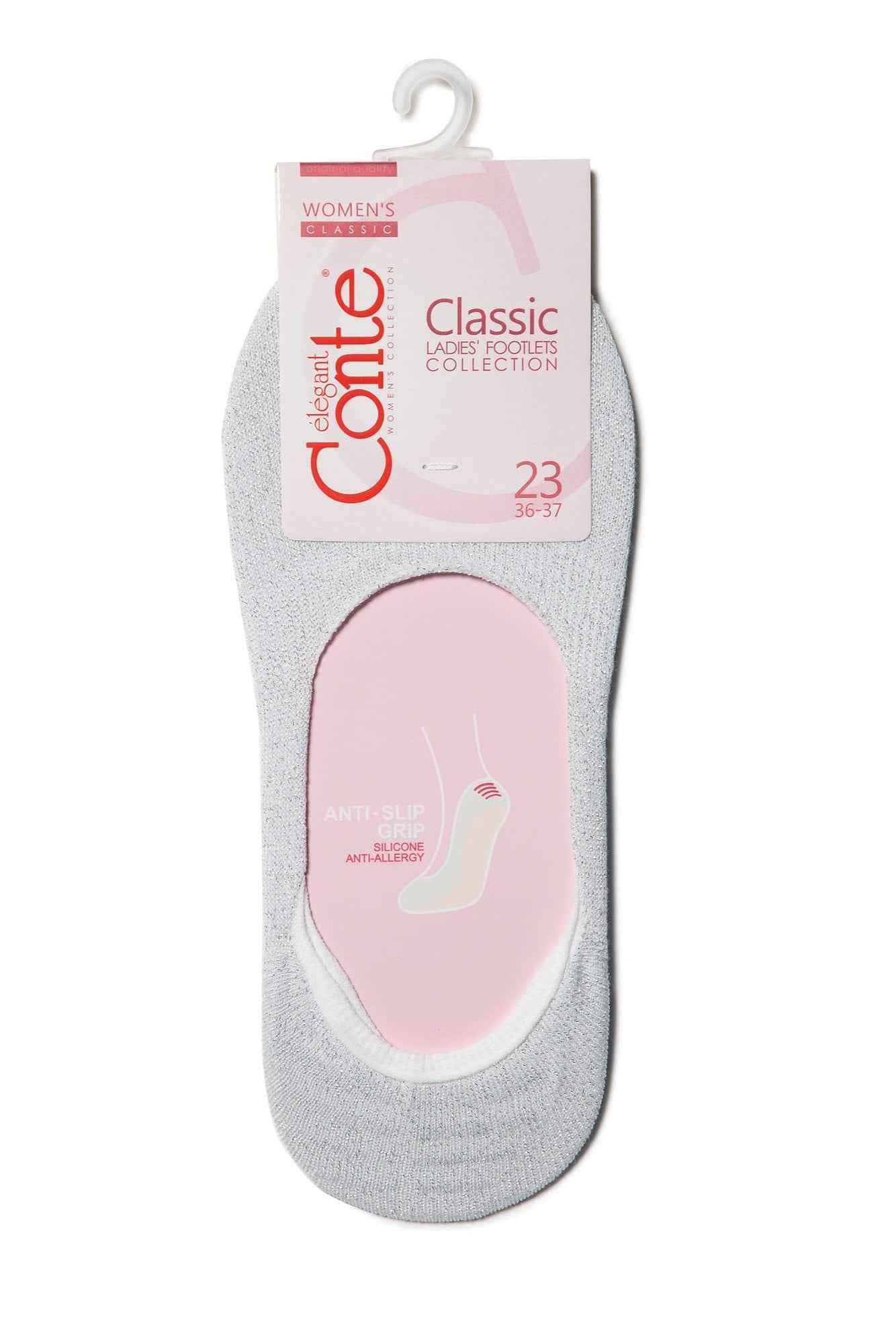 Cotton Footlets Conte Classic Lurex 000