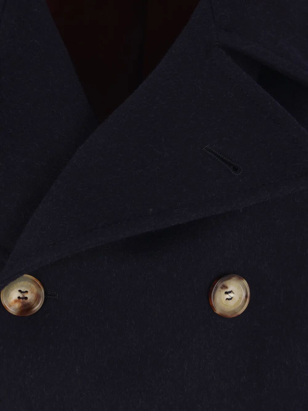 Brunello Cucinelli Men Double-Breasted Wool Coat by Luosophy