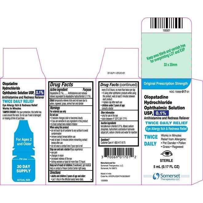 Olopatadine 0.1% Ophthalmic Solution - DestGlow