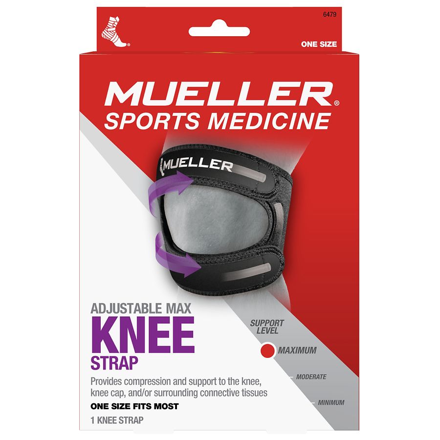 Mueller Sport Care Max Knee Strap One Size Adjustable by Pasteur Pharmacy