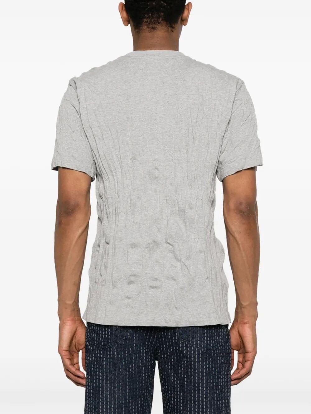 Bottega Veneta Men Graphic Rabbit-Print Crushed Cotton Jersey T-Shirt