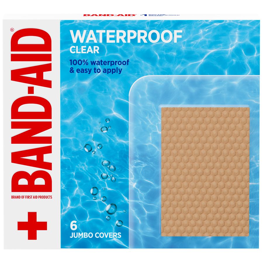 Band-Aid Waterproof Ap 6 Jumbo by Pasteur Pharmacy