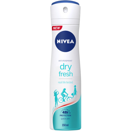 Nivea Dry Fresh Antiperspirant Deodorant Spray For Women 150 Ml by Pasteur Pharmacy