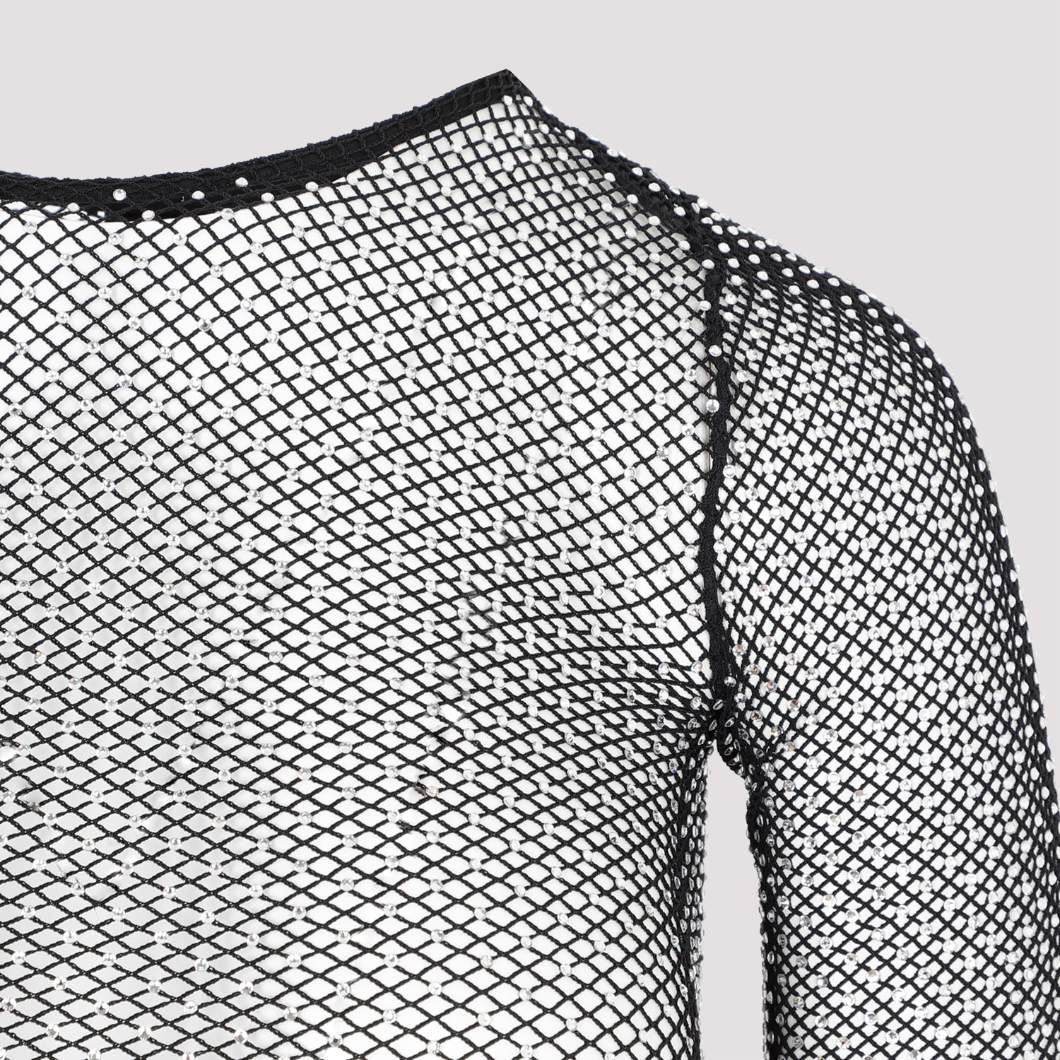 Balenciaga Crystal Mesh Mini Top Women DestGlow