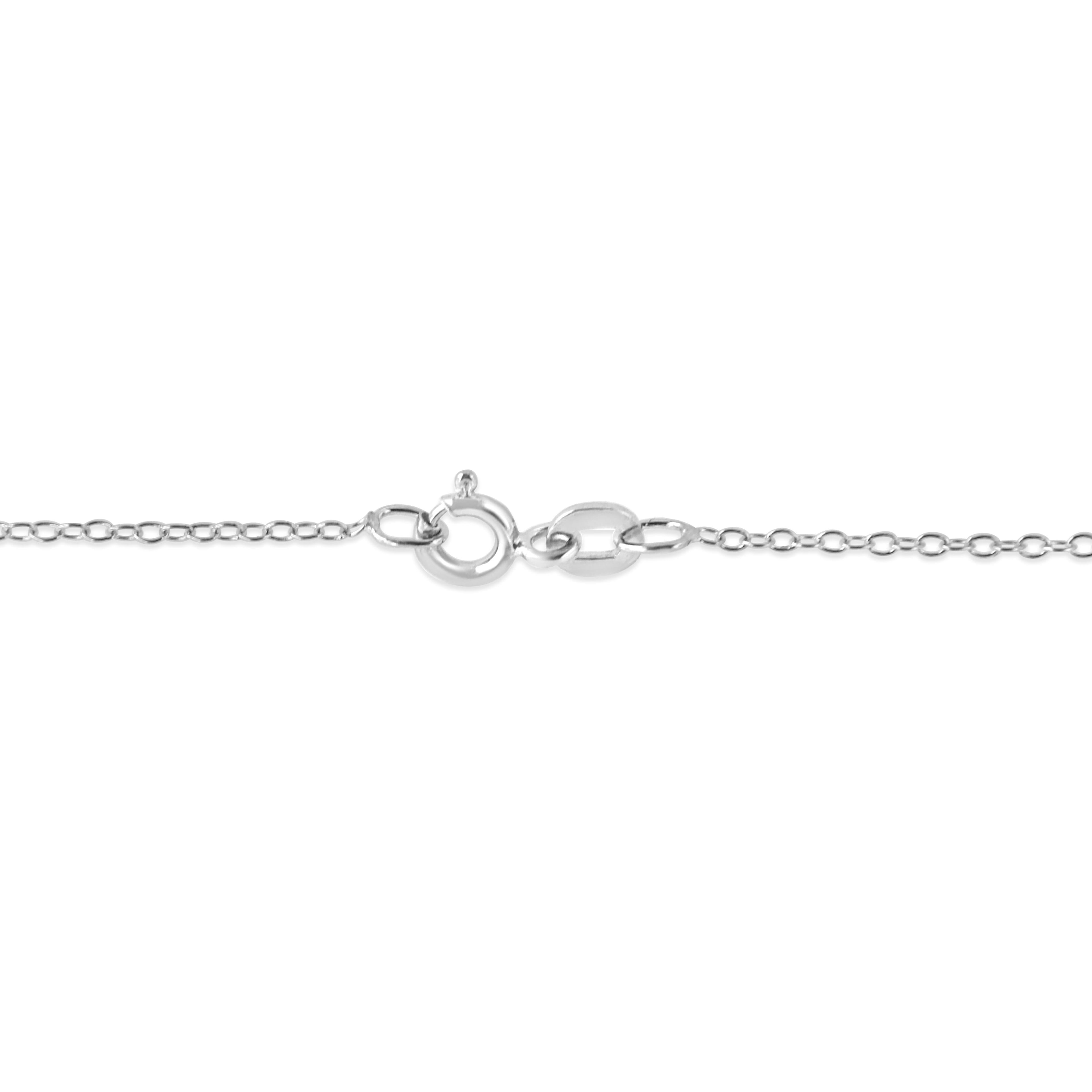 .925 Sterling Silver 1/5 Cttw Bezel Set Champagne Diamond Solitaire 18" Pendant Necklace (K-L Color, I1-I2 Clarity) by Bids.com