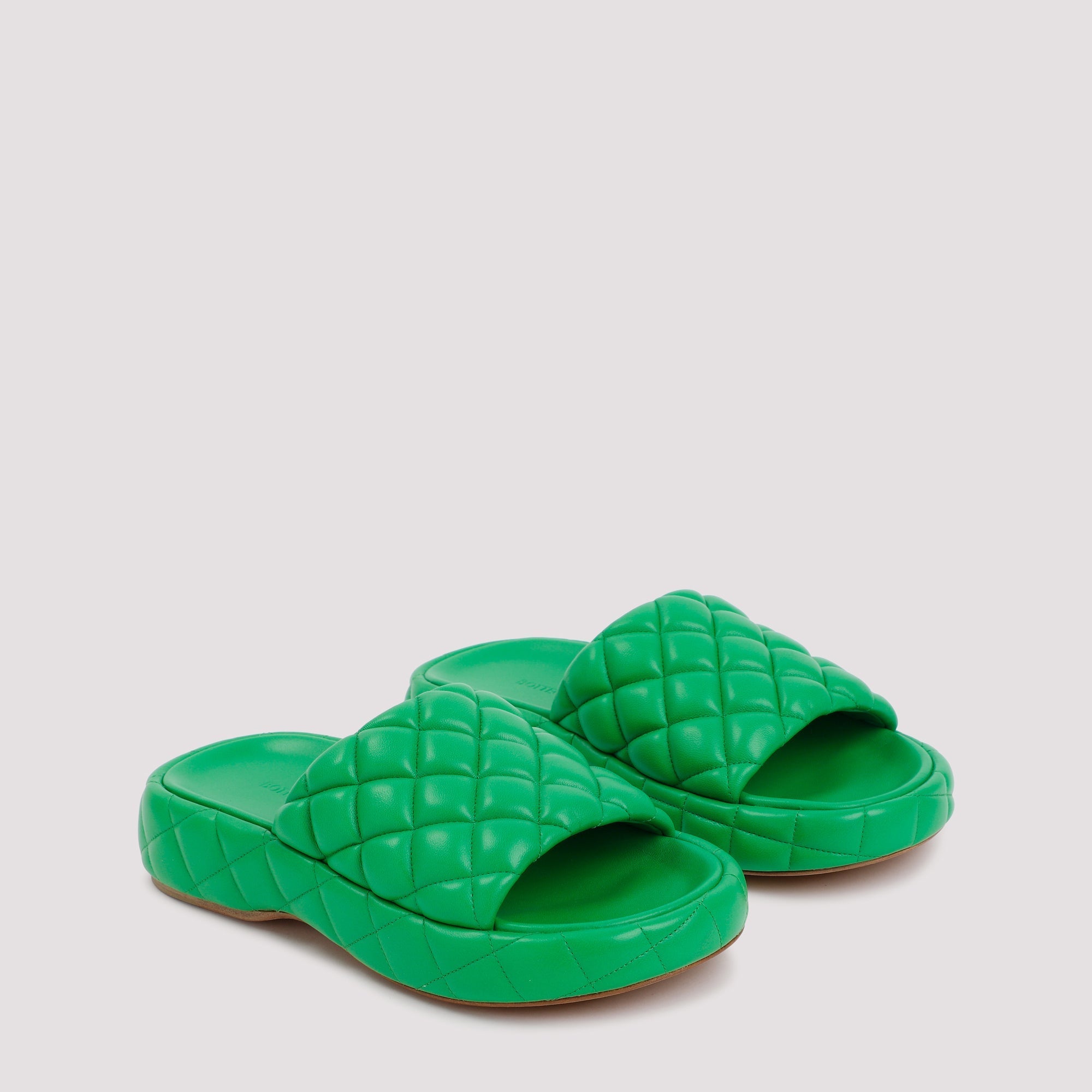 Bottega Veneta Padded Leather Sandals Women by Luosophy