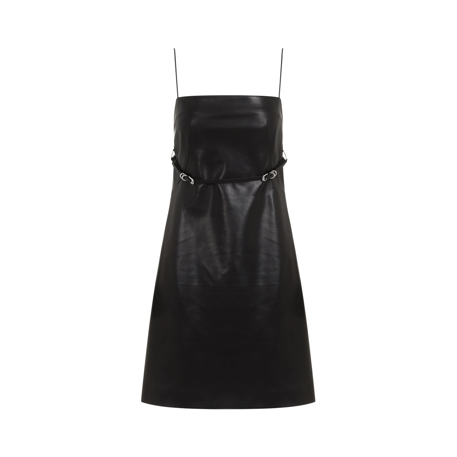 Givenchy Voyou Leather Mini Dress Women DestGlow