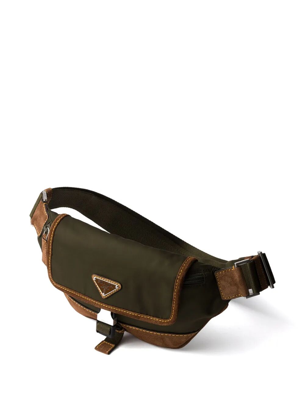 Prada Men Re-Nylon And Suede Belt Bag by Luosophy