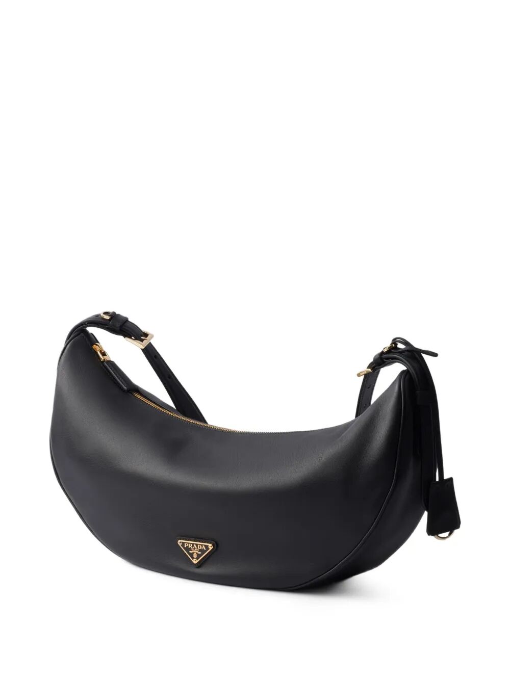 Prada Women Prada Demi-Lune Large Leather Shoulder Bag by Luosophy
