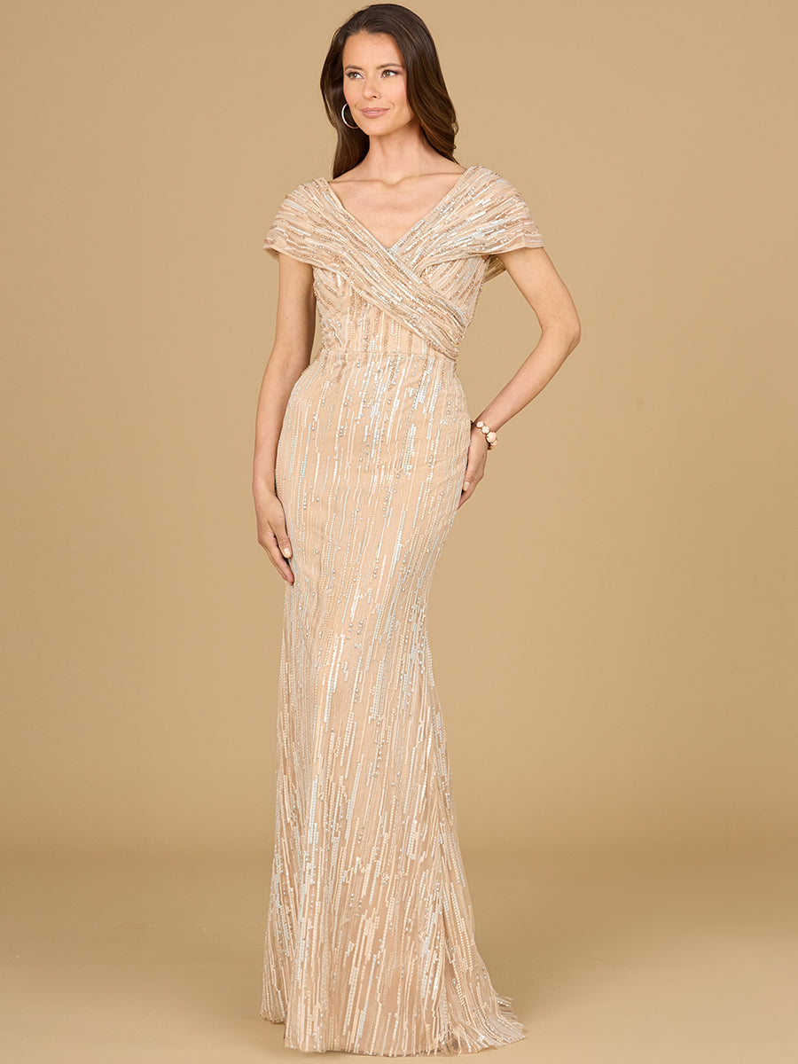 Mermaid Lace Gown by Lara New York