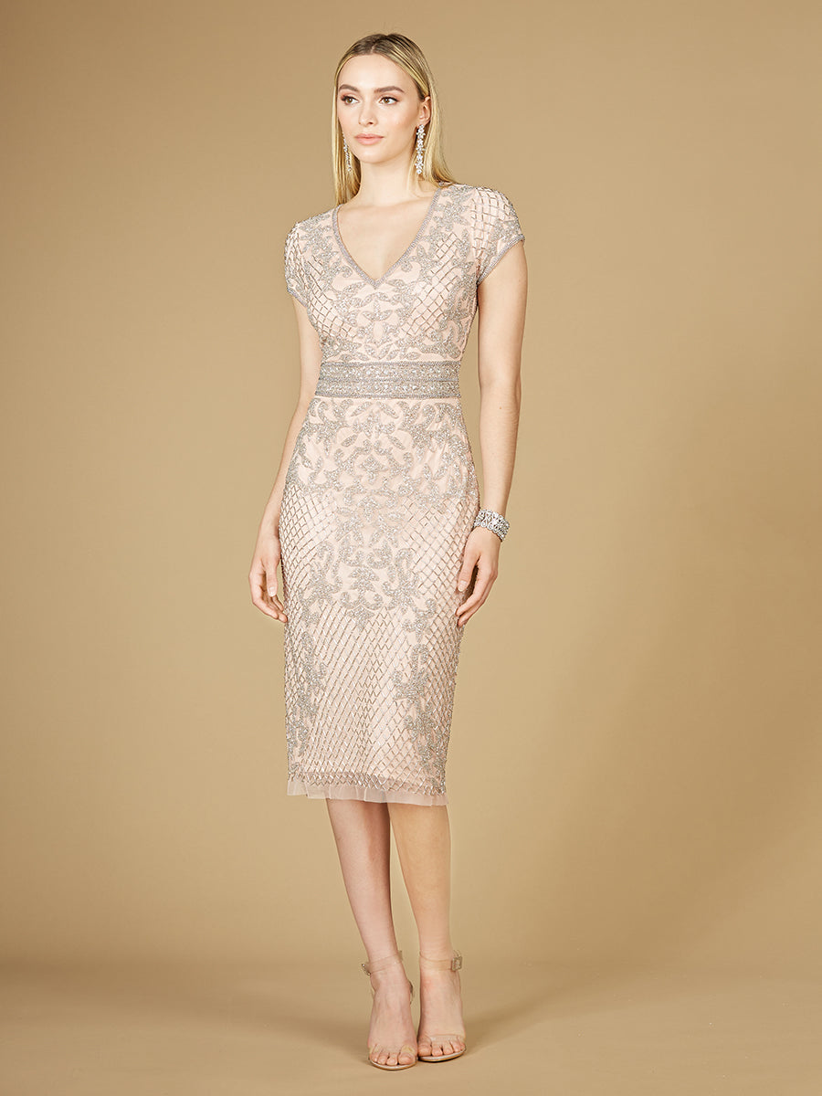Cap Sleeve Midi Gown - OUTLET by Lara New York