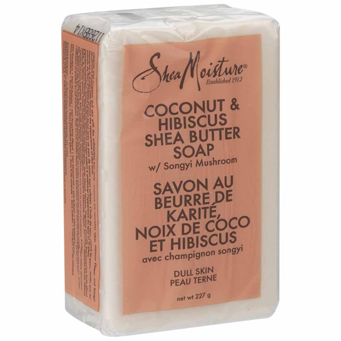 SheaMoisture Soap 8 Ounce Bar Coconut Hibiscus Butter 235ml by Pasteur Pharmacy