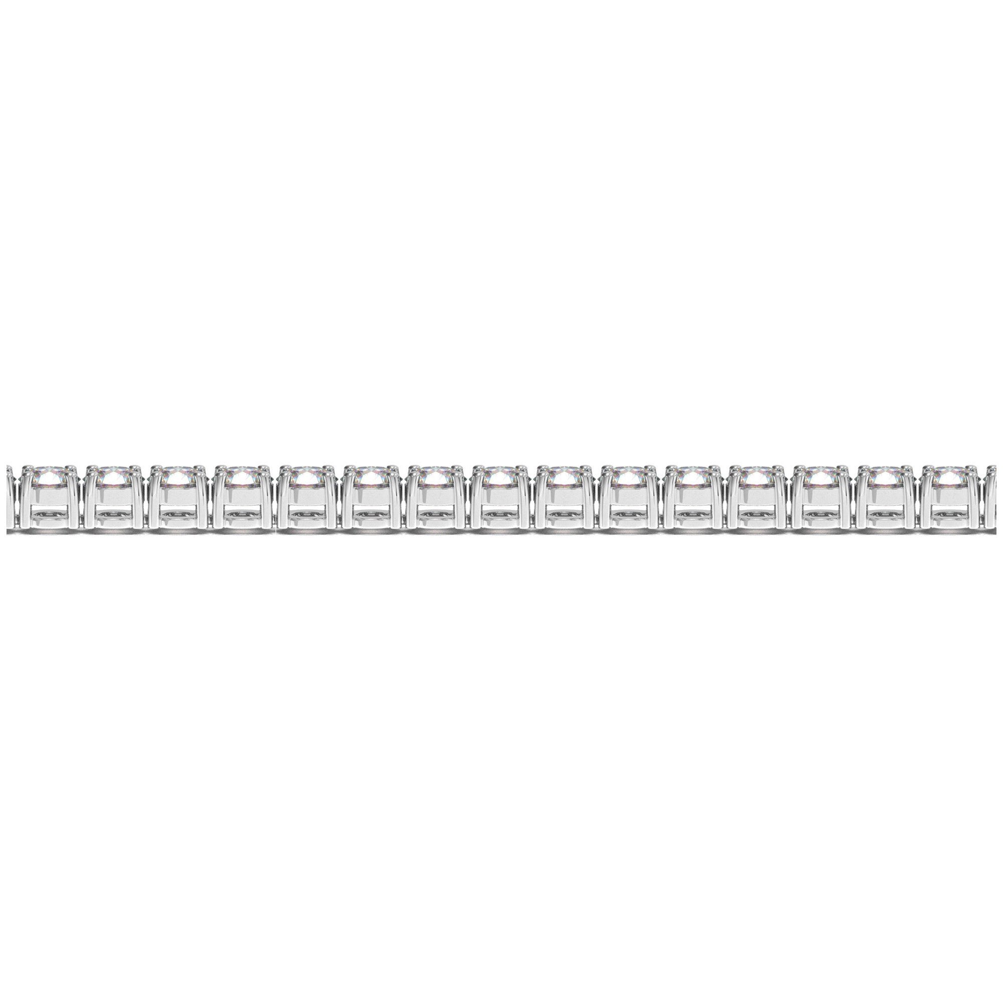 Lab Grown Round Diamond Tennis Bracelet in 14k White Gold (8 cctw F/G VS2/SI1) by Bids.com