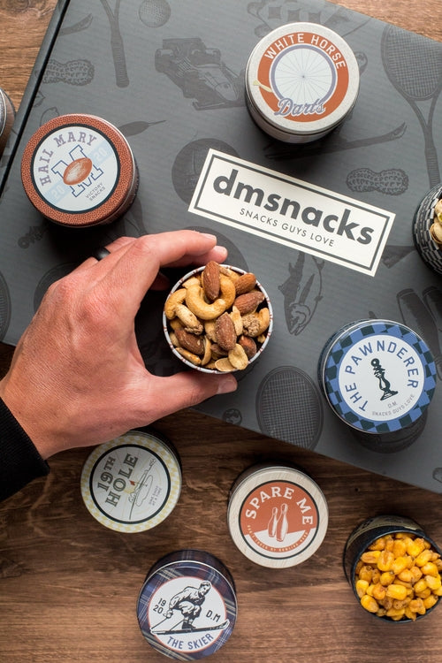 Bar Cart Snacks Gourmet Nut Gift Set for Men - 6 Cocktail-Inspired Flavors