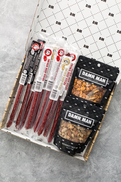 Gourmet Beef & Nuts Snack Box - High-Protein Gift for Men