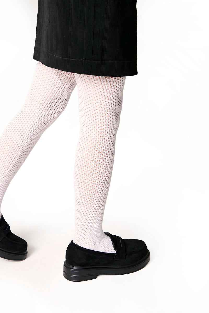 Conte-Kids Cotton Tights Miss 616 - Mesh Pattern