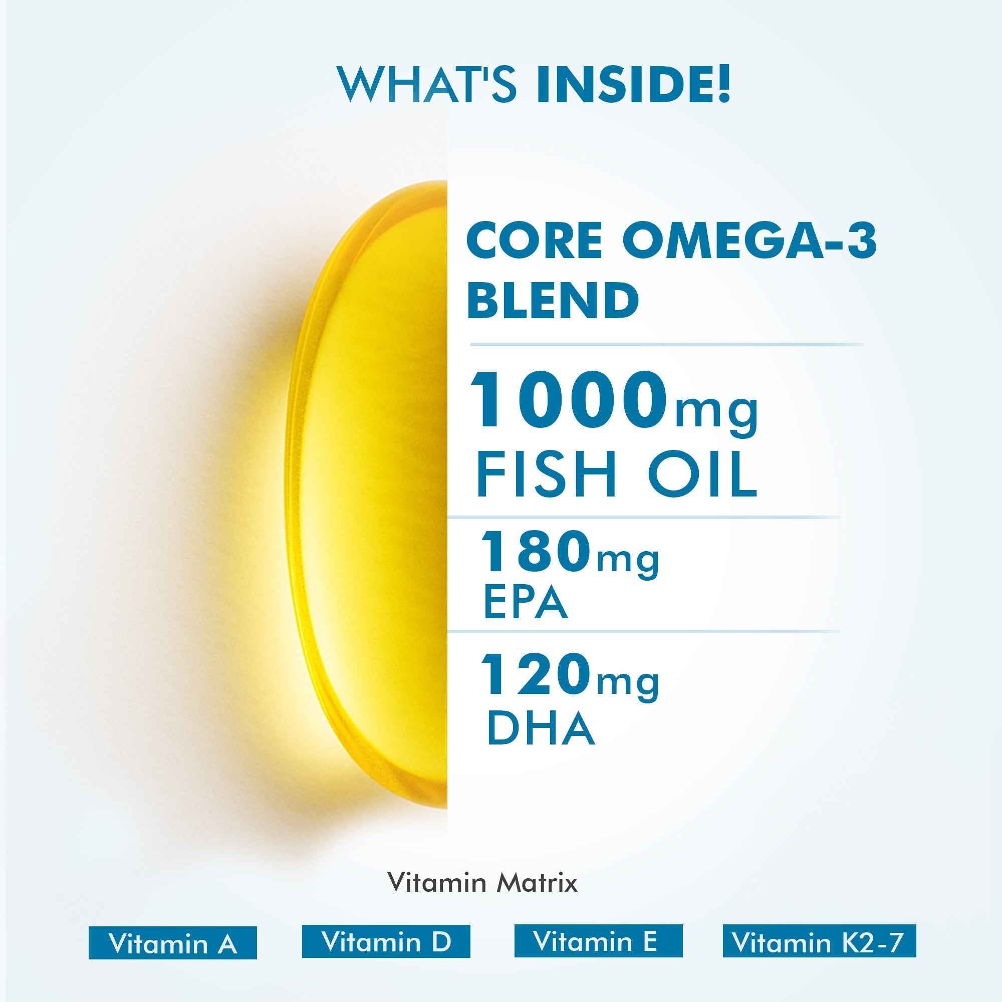 Dr Morpen Omega-3 1000Mg Deep Sea Fish Oil Softgel Capsules