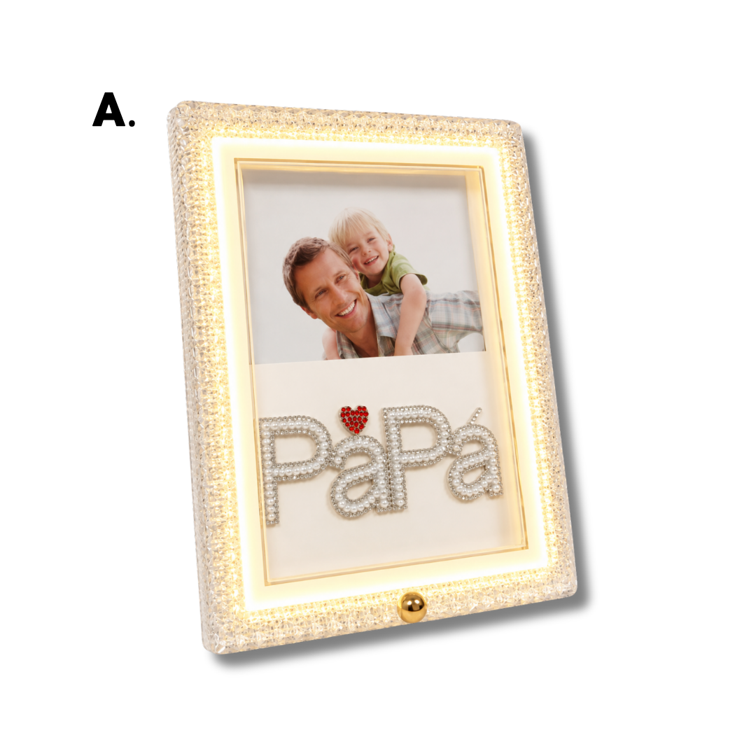 Marco para papá con luz DestGlow