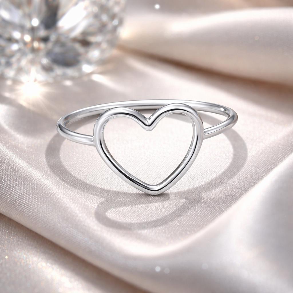 925 Sterling Silver Plated Platinum Ring Size 6.0 for Women by Bids.com