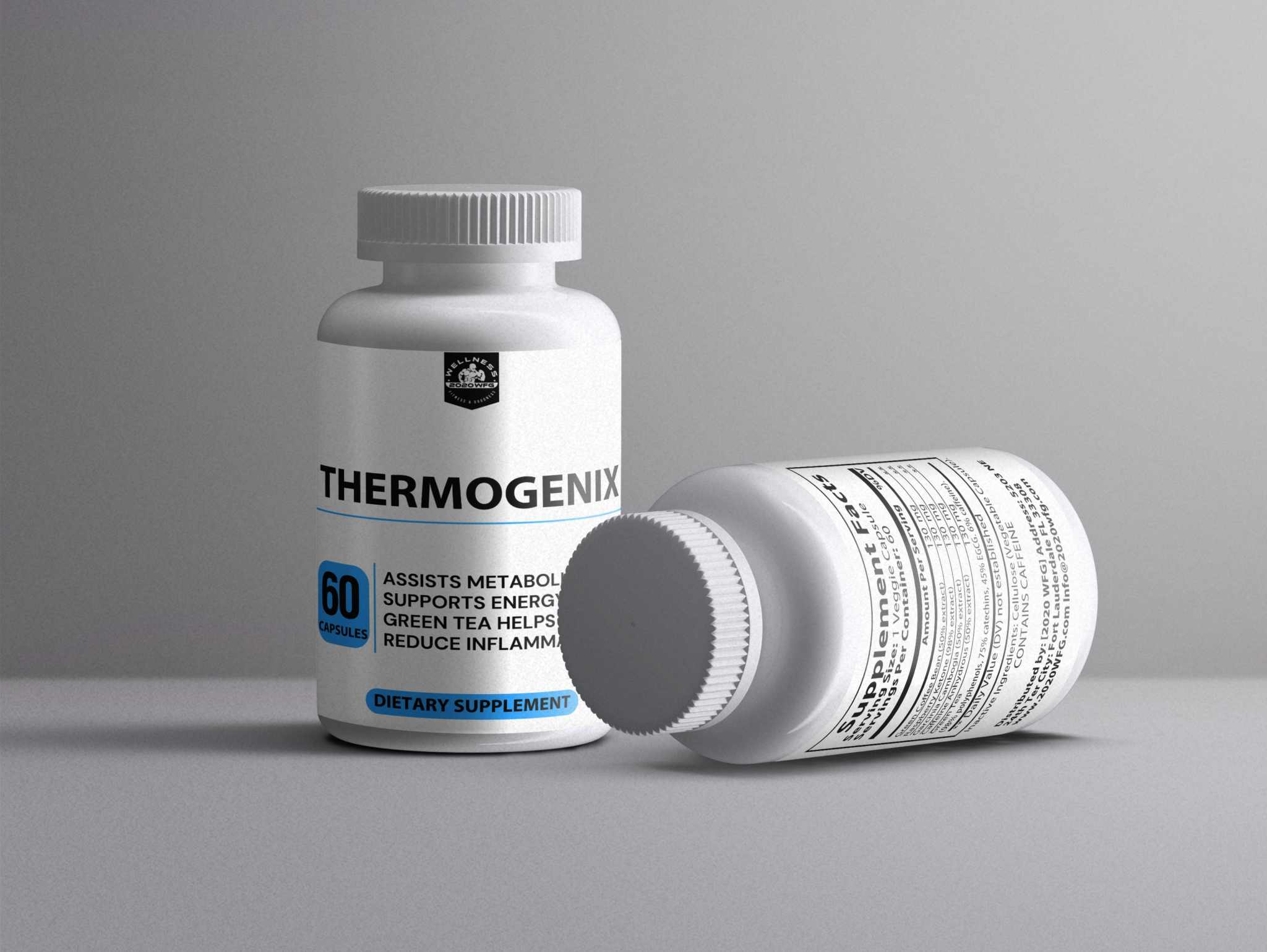 THERMOGENIX: Advanced Metabolic Igniter | 60 Capsules – Green Coffee Bean, Raspberry Ketone & Garcinia Cambogia Extract for Healthy Weight Management by 2020WFG
