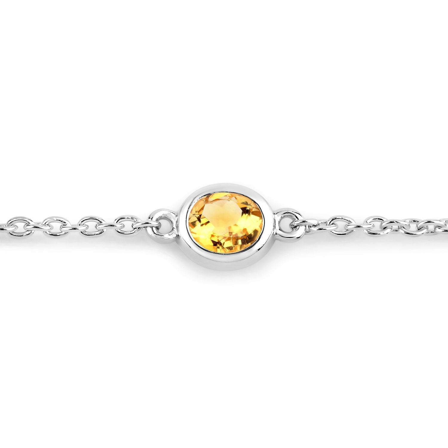 1.83 Carat Genuine Multi Stones .925 Sterling Silver Bracelet DestGlow