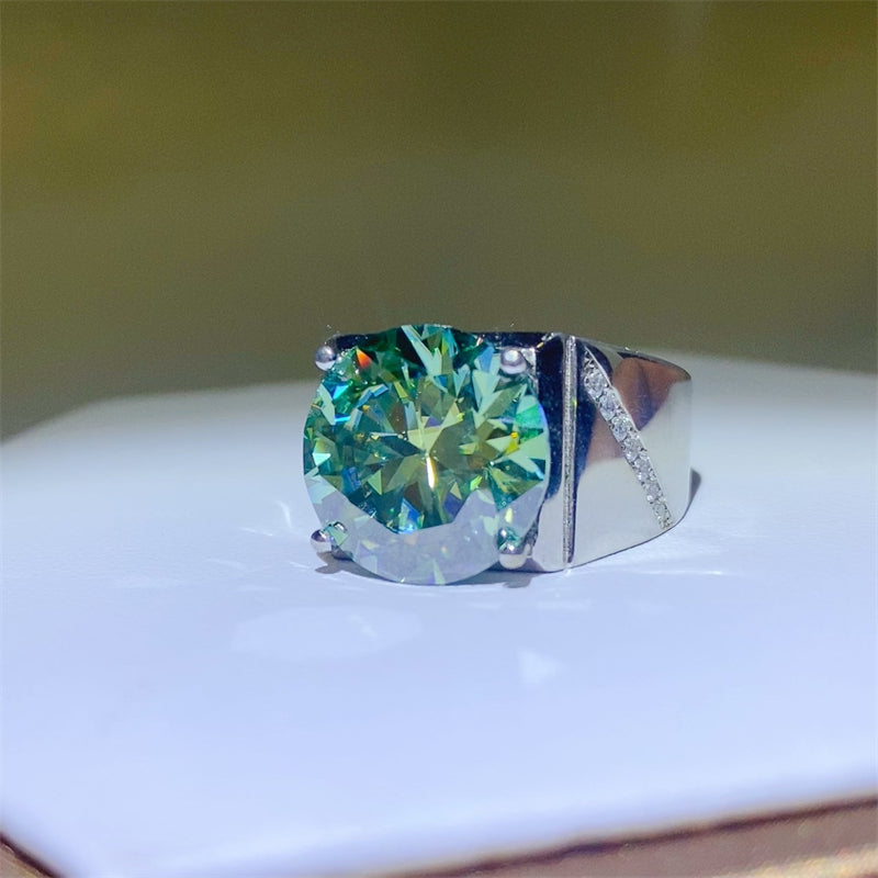 10 Carat Sparkala™ 925 Sterling Silver Signet Ring by Sparkala